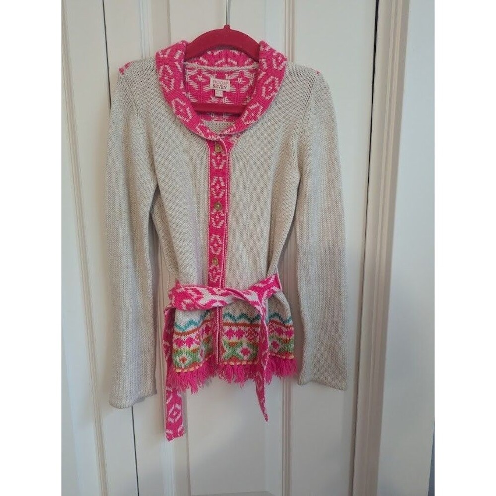 Room Seven by Oilily girls Beautiful Cardigan Size 4T Vintage Handmade